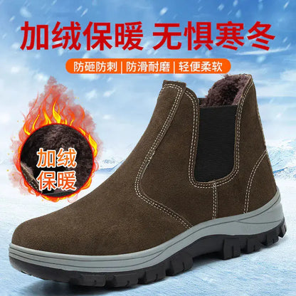Winter Safety Work Boots with Steel Toe and Insulation Blkhaven