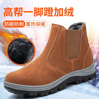 Winter Safety Work Boots with Steel Toe and Insulation Blkhaven