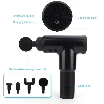 High Quality 6 Speeds Handheld Massager Yellow Pandora