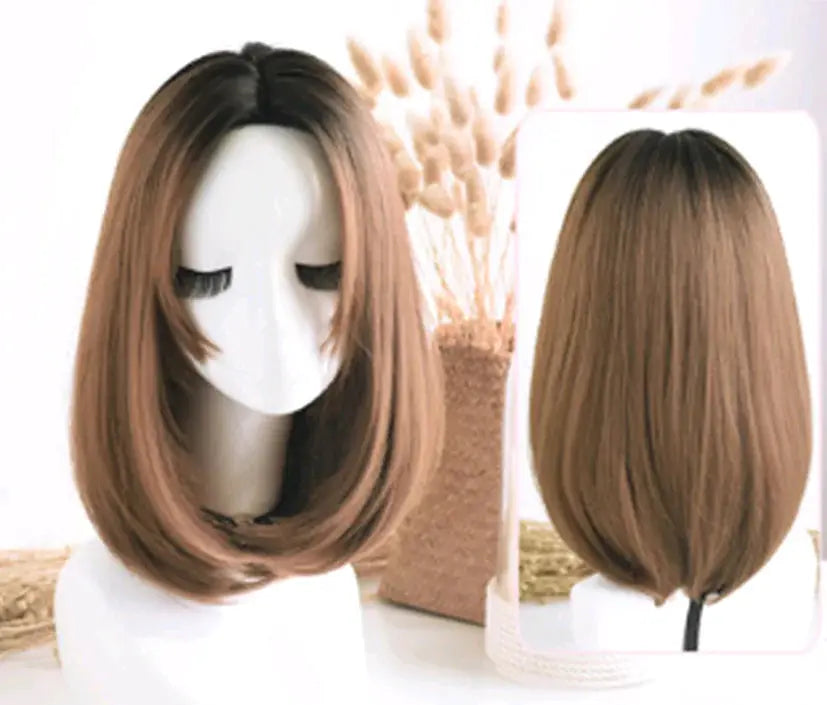 Fashionable Long Straight Wig with Center Parting for Women Blkhaven