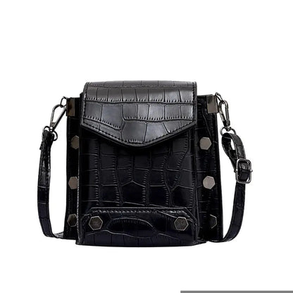 Spring 2019 Crocodile Pattern Crossbody Bag for Women Blkhaven