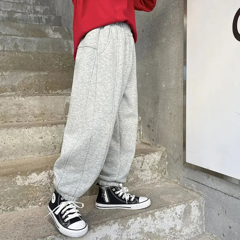 Girls' Winter Sports Down Guard Pants in Foreign Style