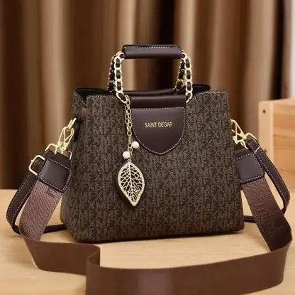 Maldives Leather Bag - Stylish Large Capacity Handbag Blkhaven